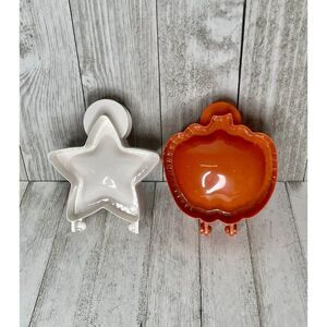 Hand Pie Molds Set of 2 Pumpkin and Star NWOB